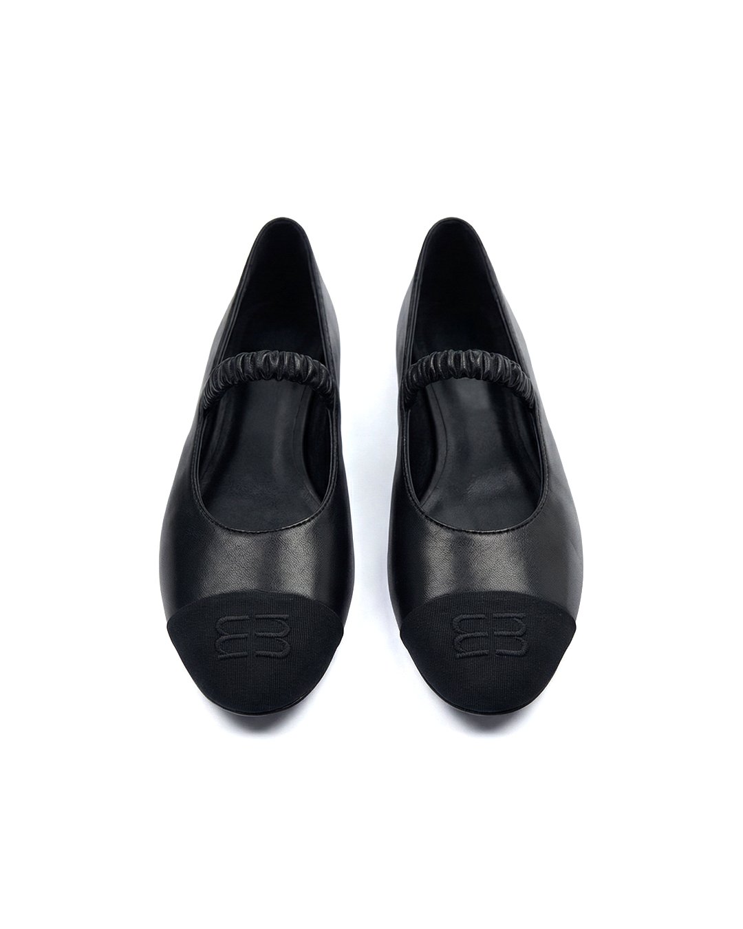 حذاء جلدي أسود بتصميم أنيق للدوام - MASH1022