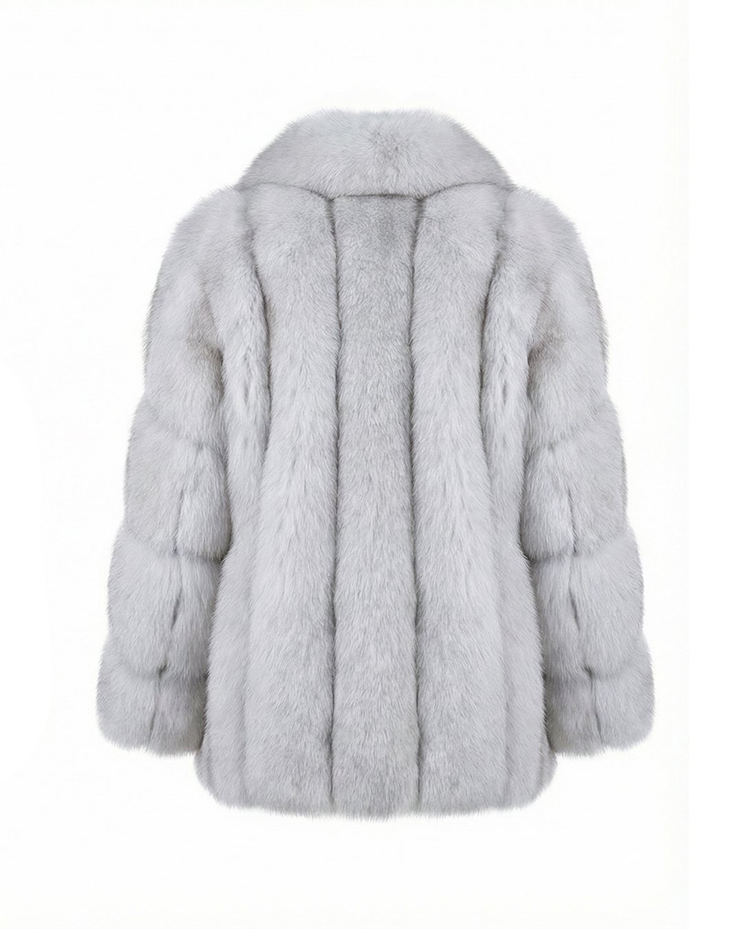 جاكيت أبيض ورمادي واسع وثقيل - CL8002 - الصورة 2