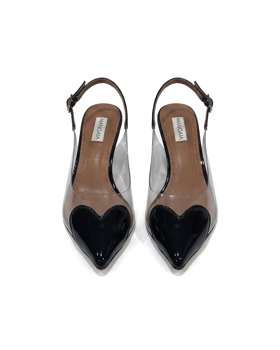 حذاء أسود كلاسيكي بكعب منخفض - SHM100